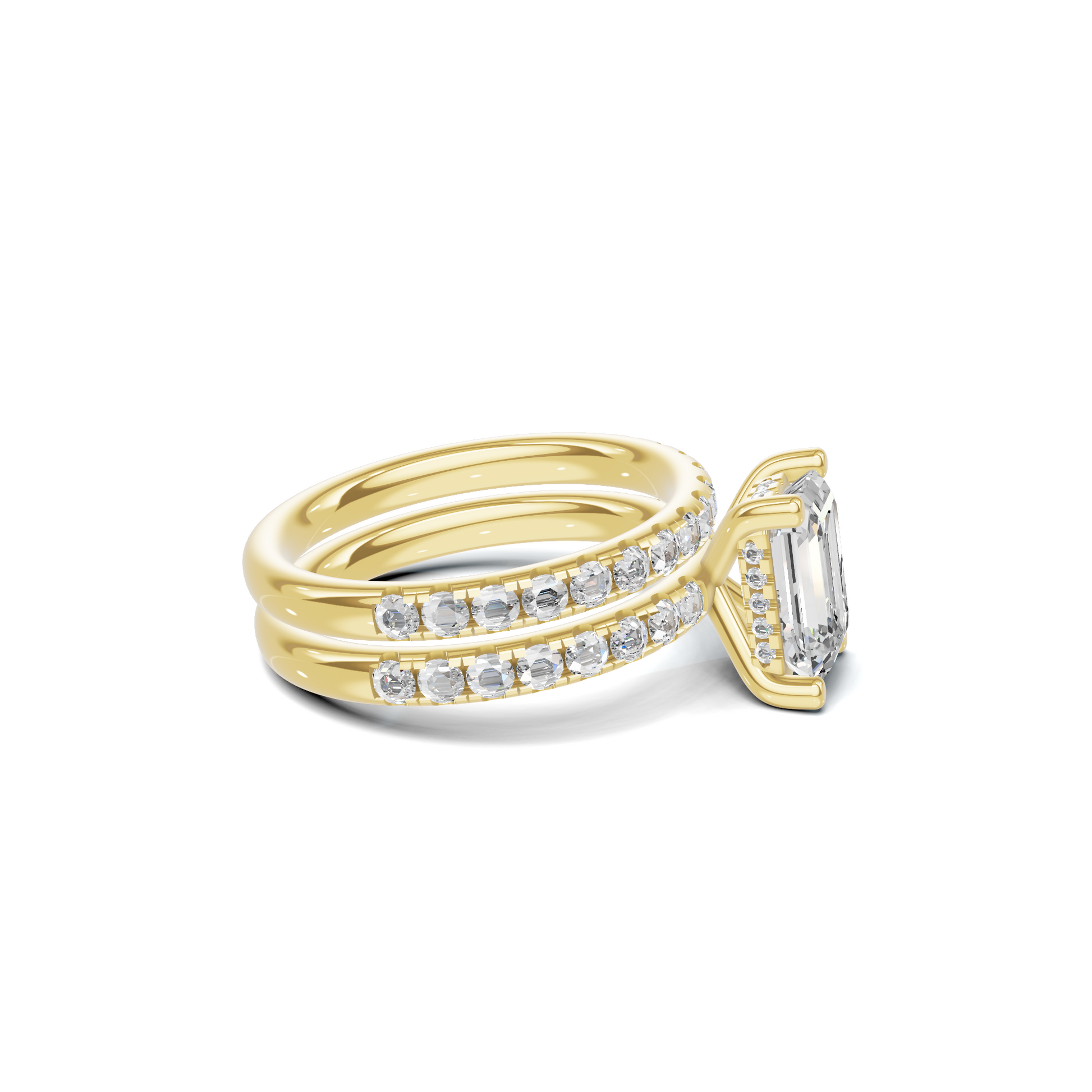 Grand Pave Bridal Ring