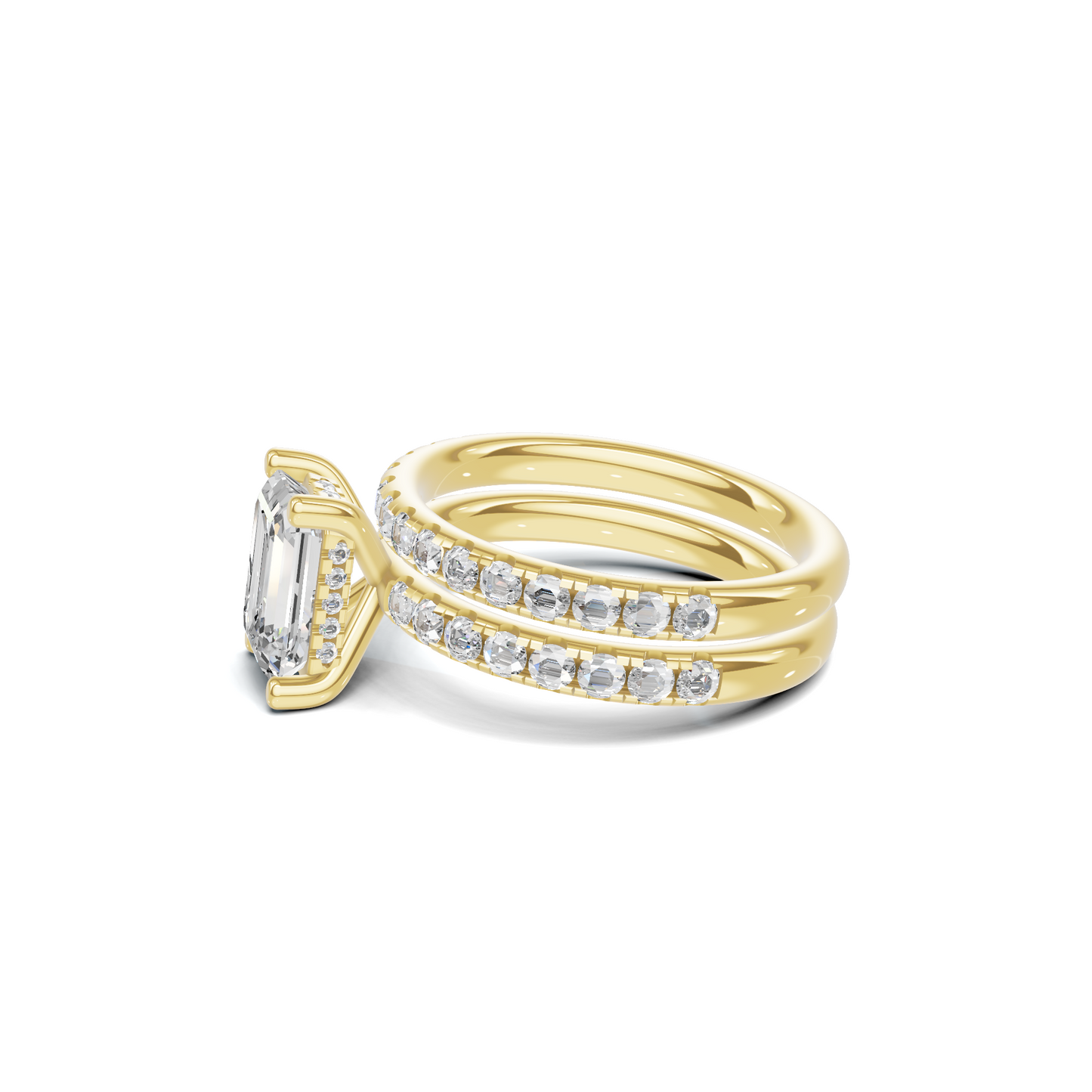 Grand Pave Bridal Ring