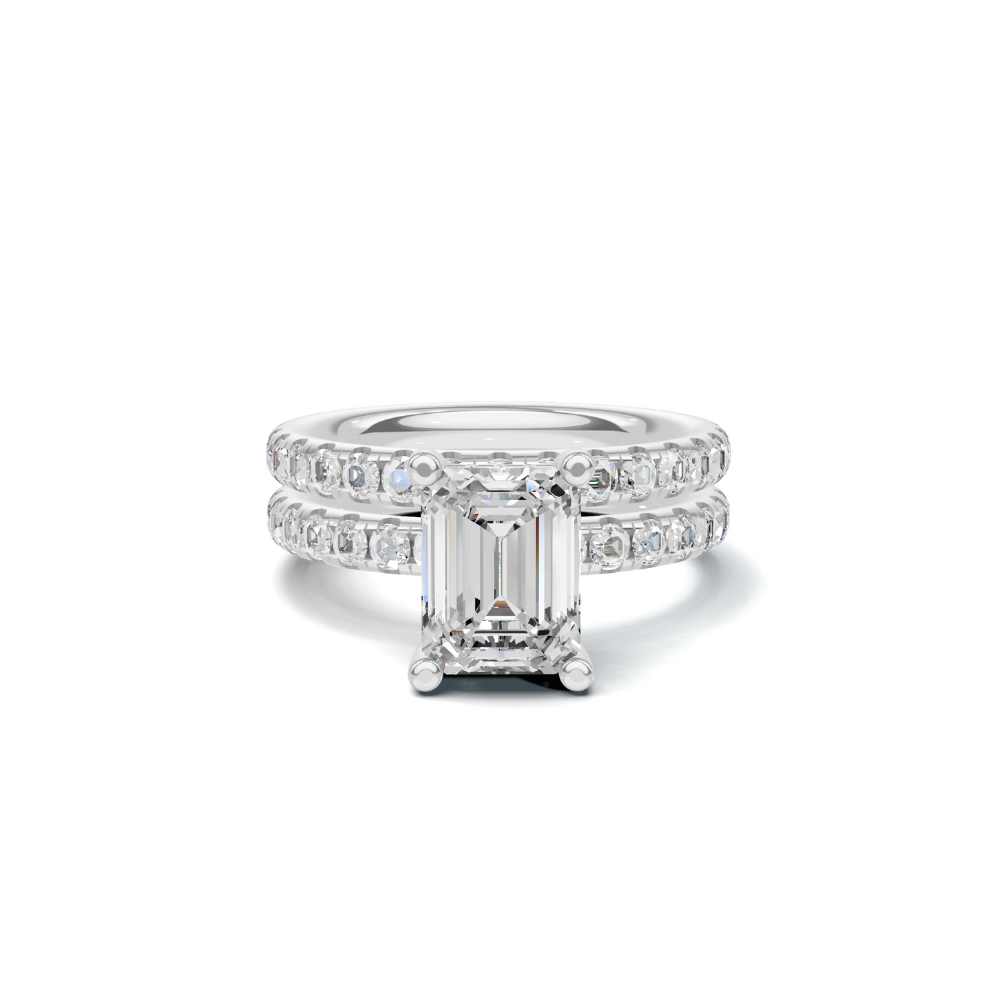 Grand Pave Bridal Ring