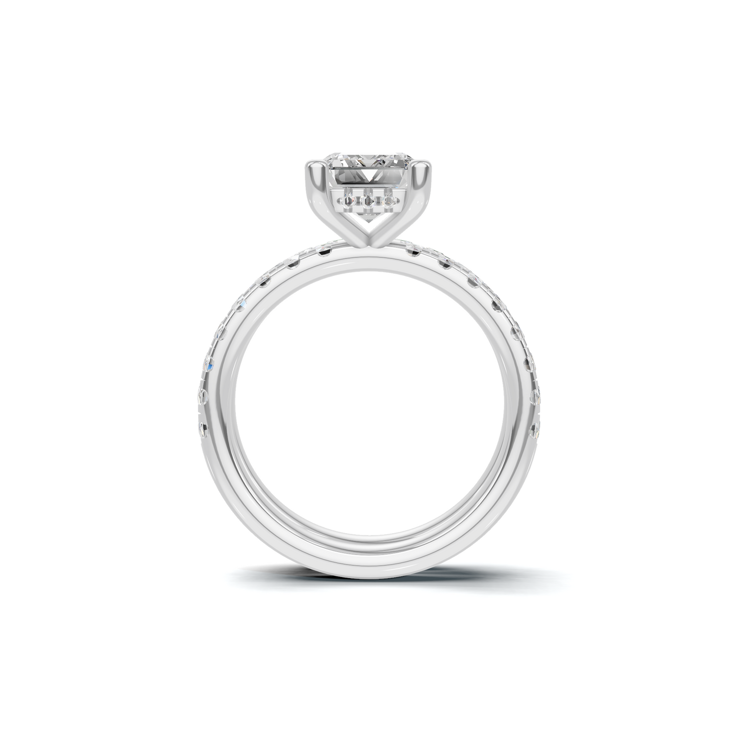 Grand Pave Bridal Ring