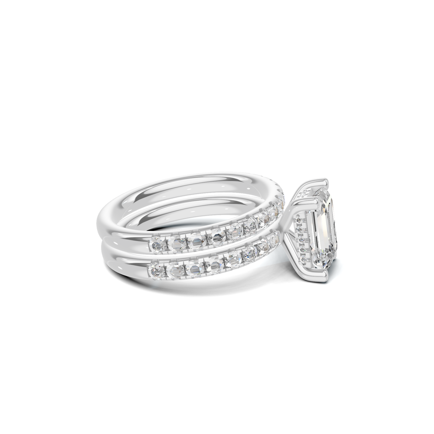 Grand Pave Bridal Ring