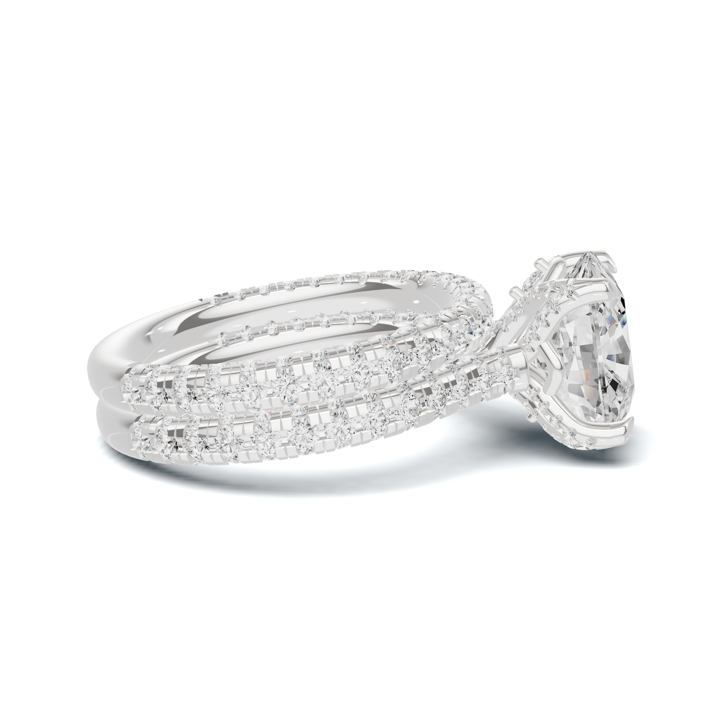 Grand Pave Stackable Ring