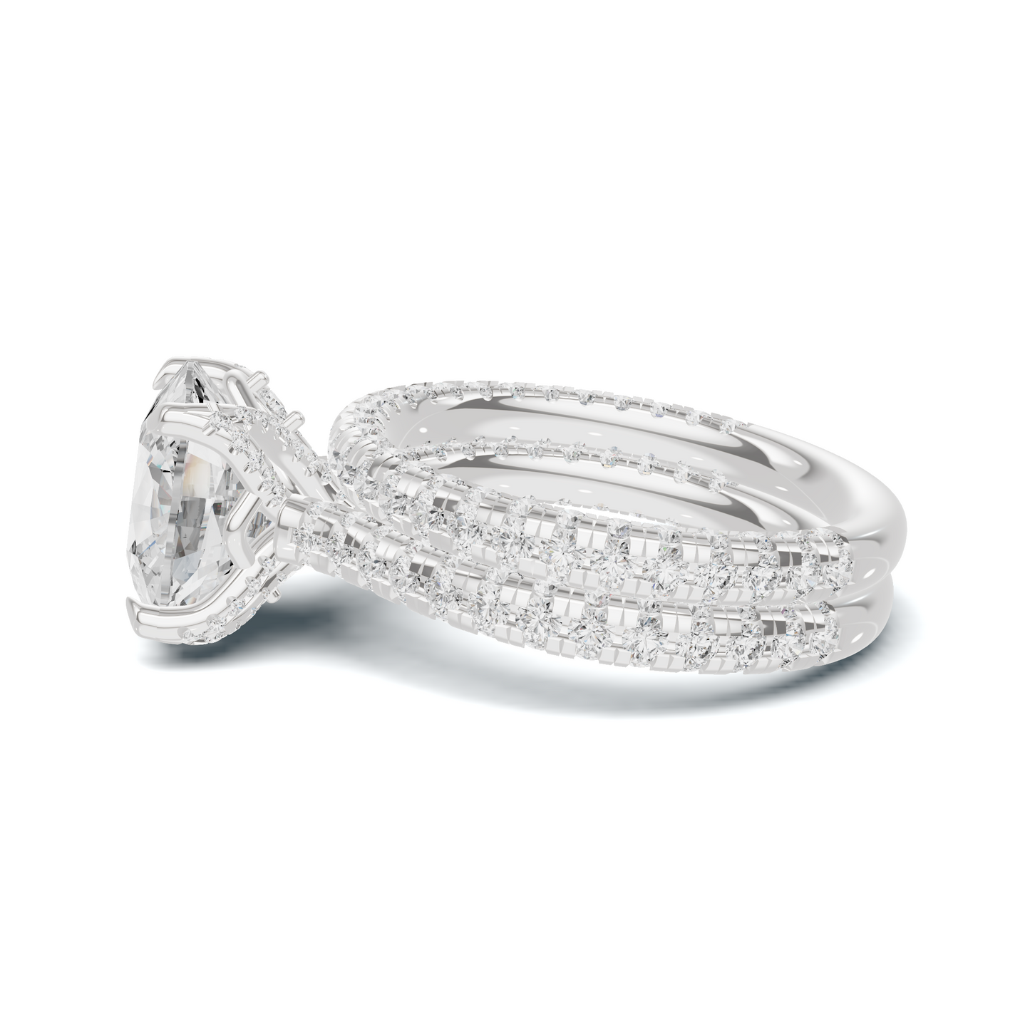 Grand Pave Stackable Ring