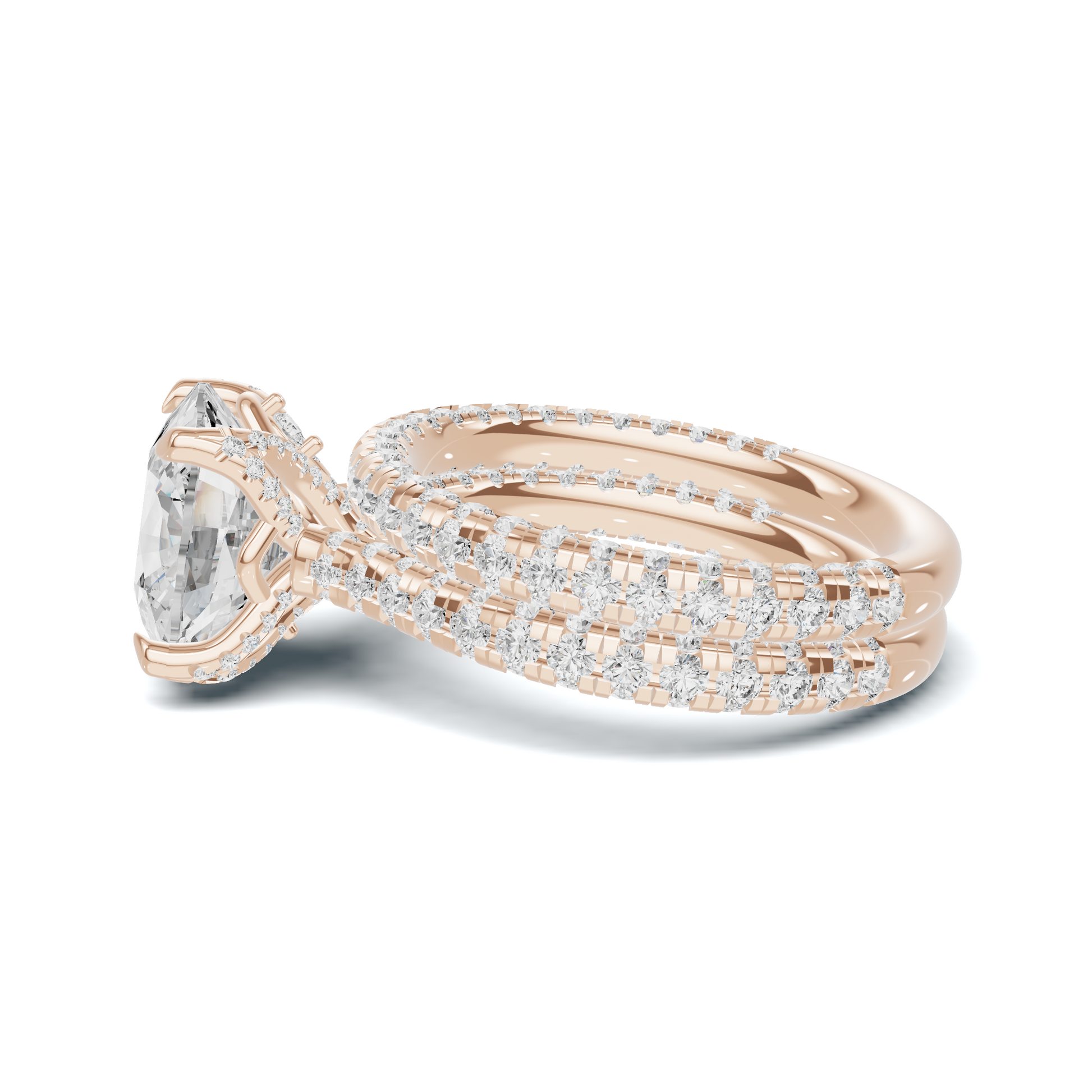 Grand Pave Stackable Ring