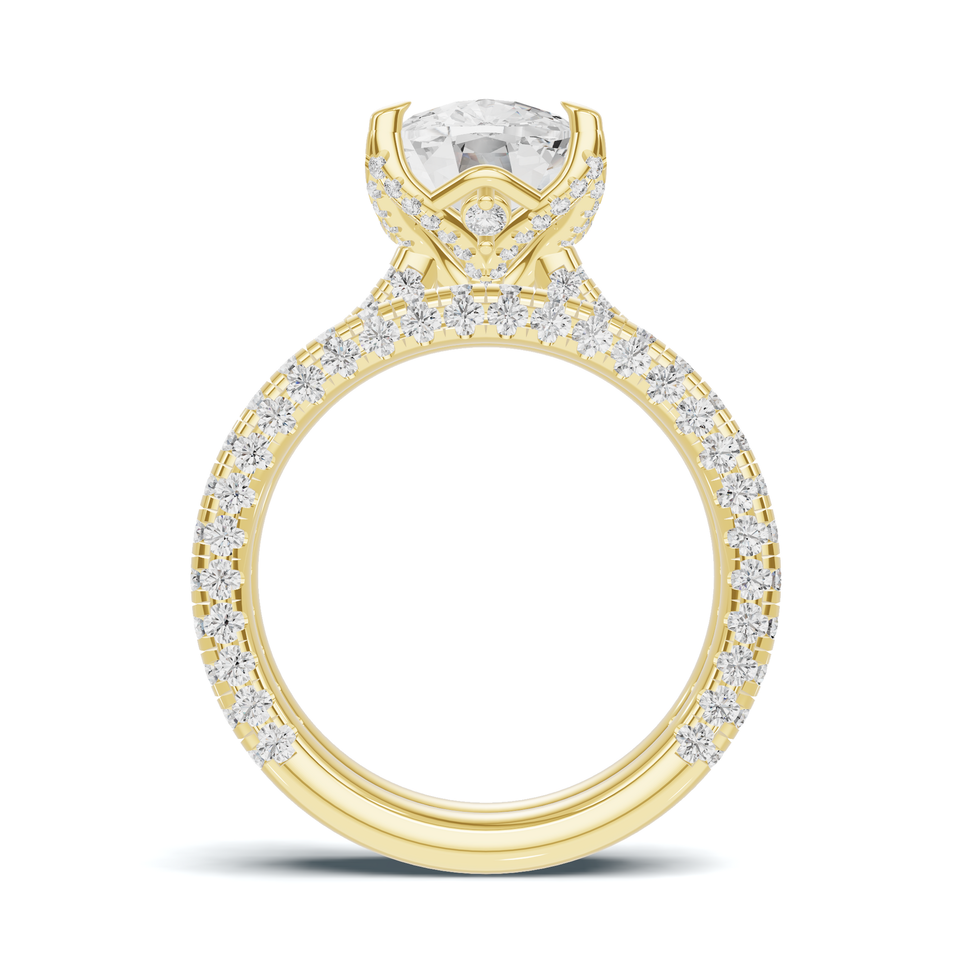 Grand Pave Stackable Ring