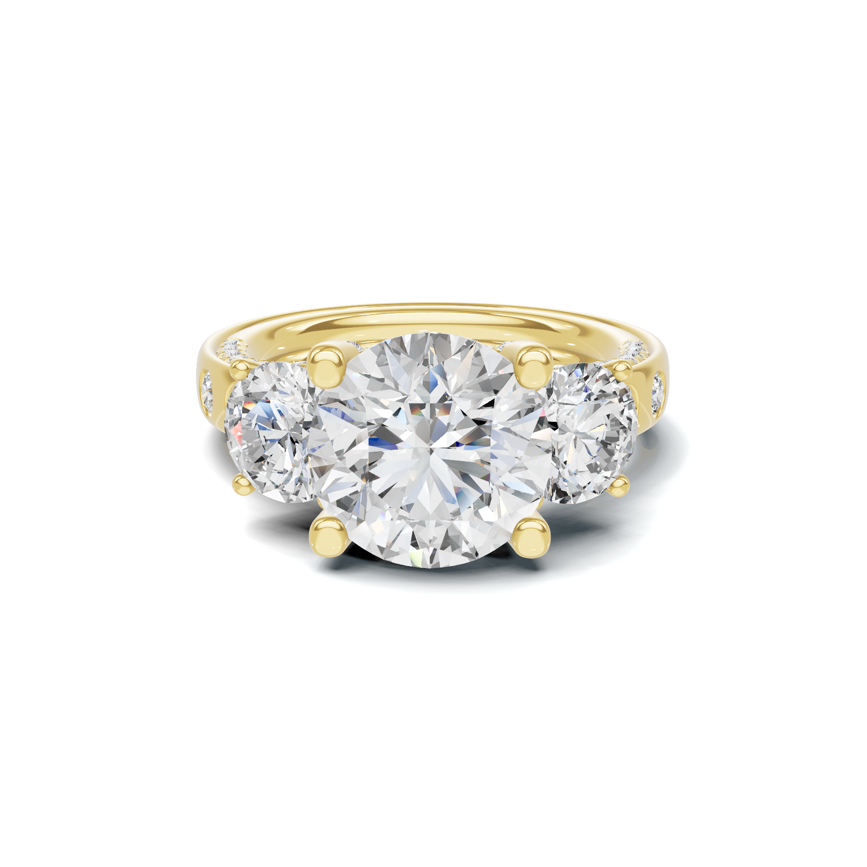 Grand Three Stone Ring