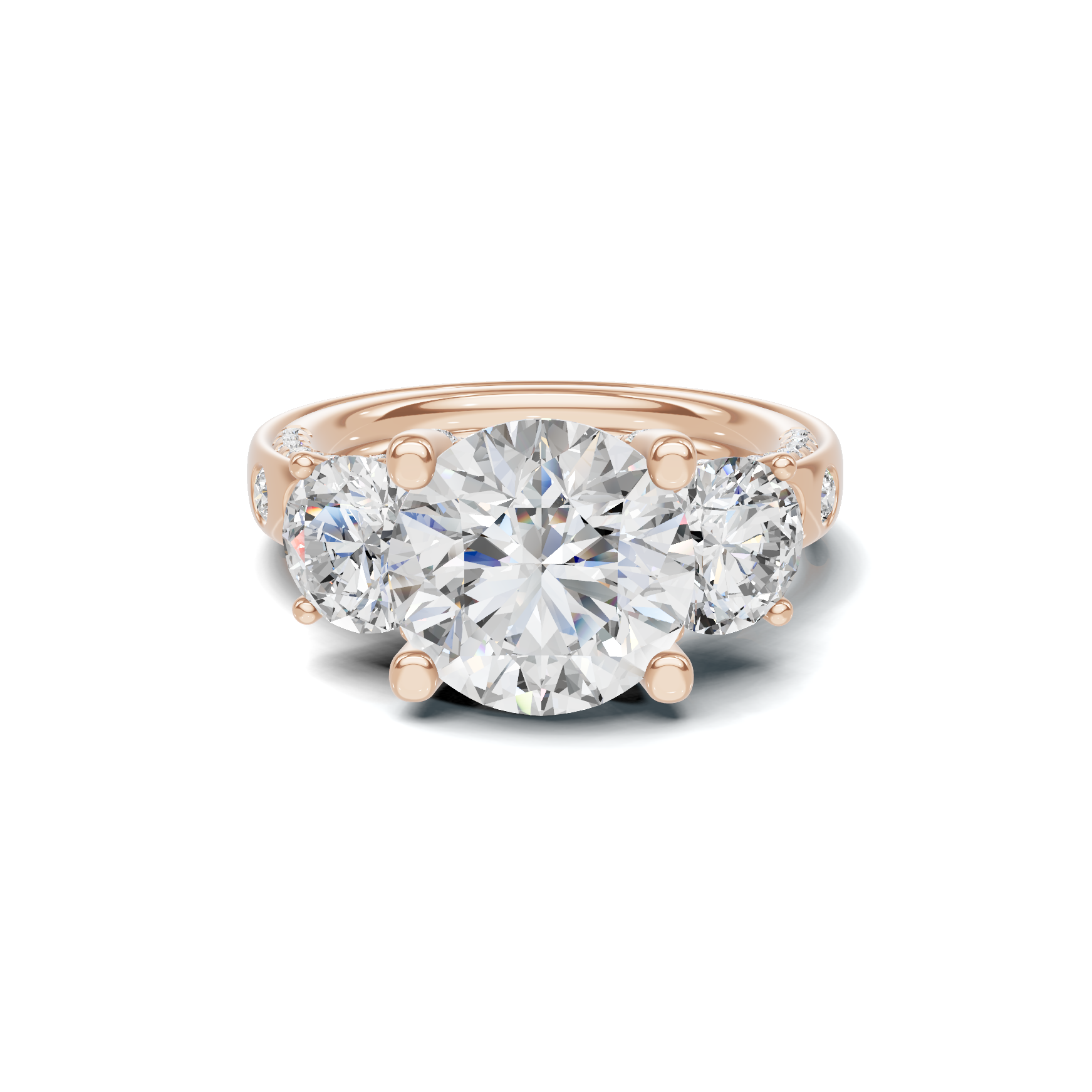 Grand Three Stone Ring