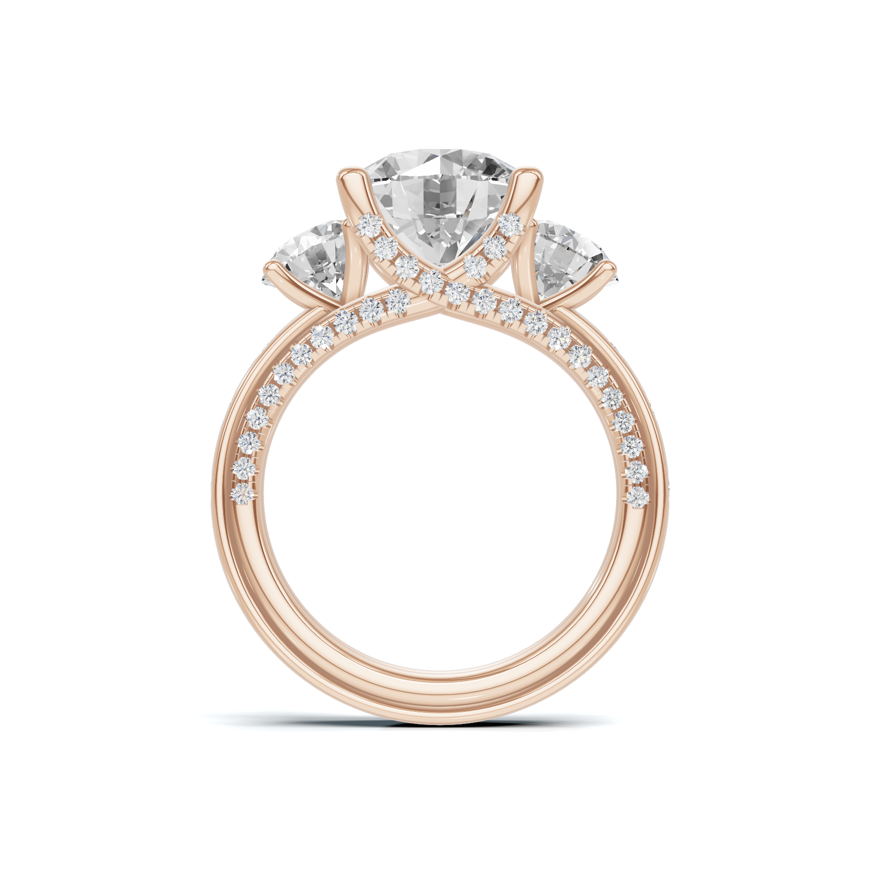 Grand Three Stone Ring