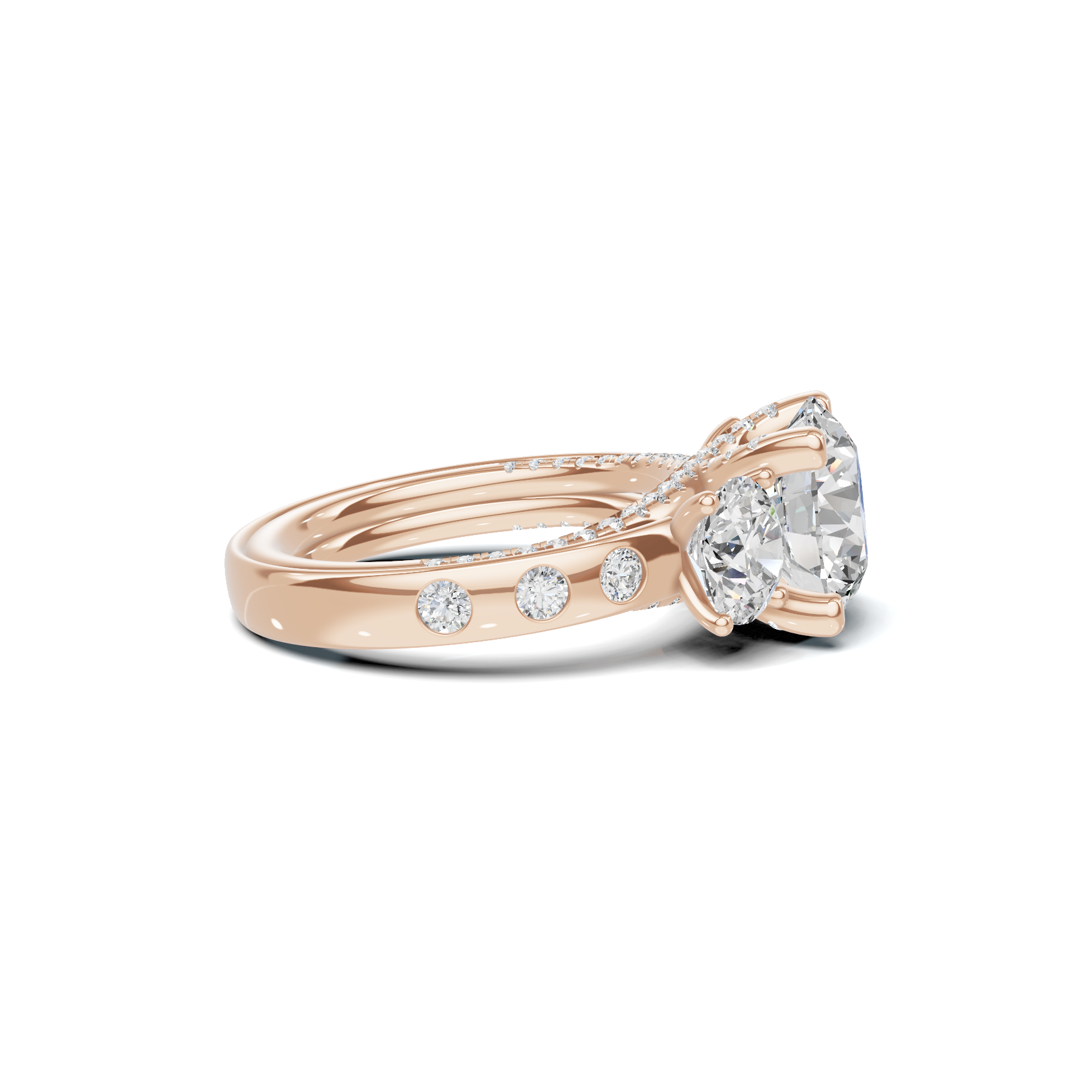 Grand Three Stone Ring