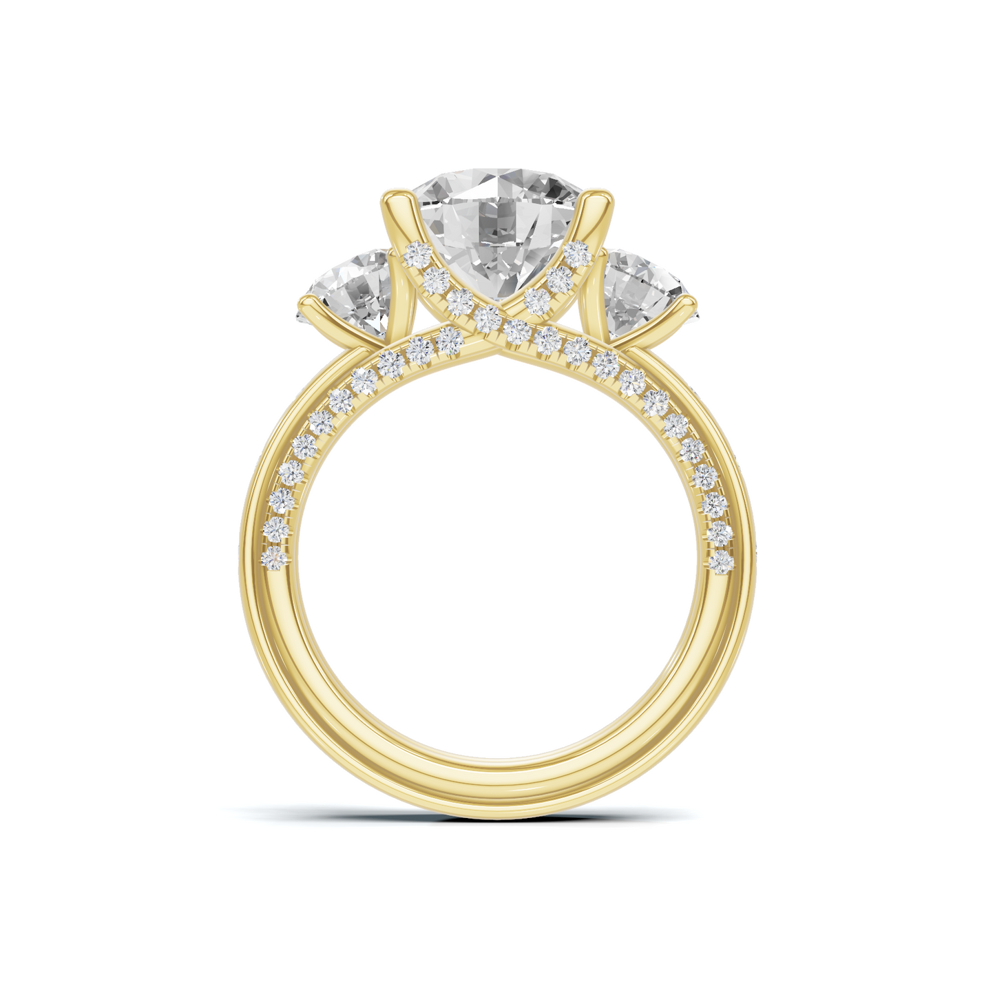 Grand Three Stone Ring