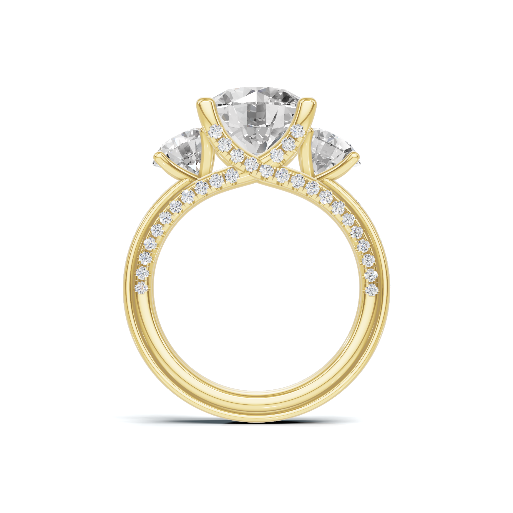 Grand Three Stone Ring