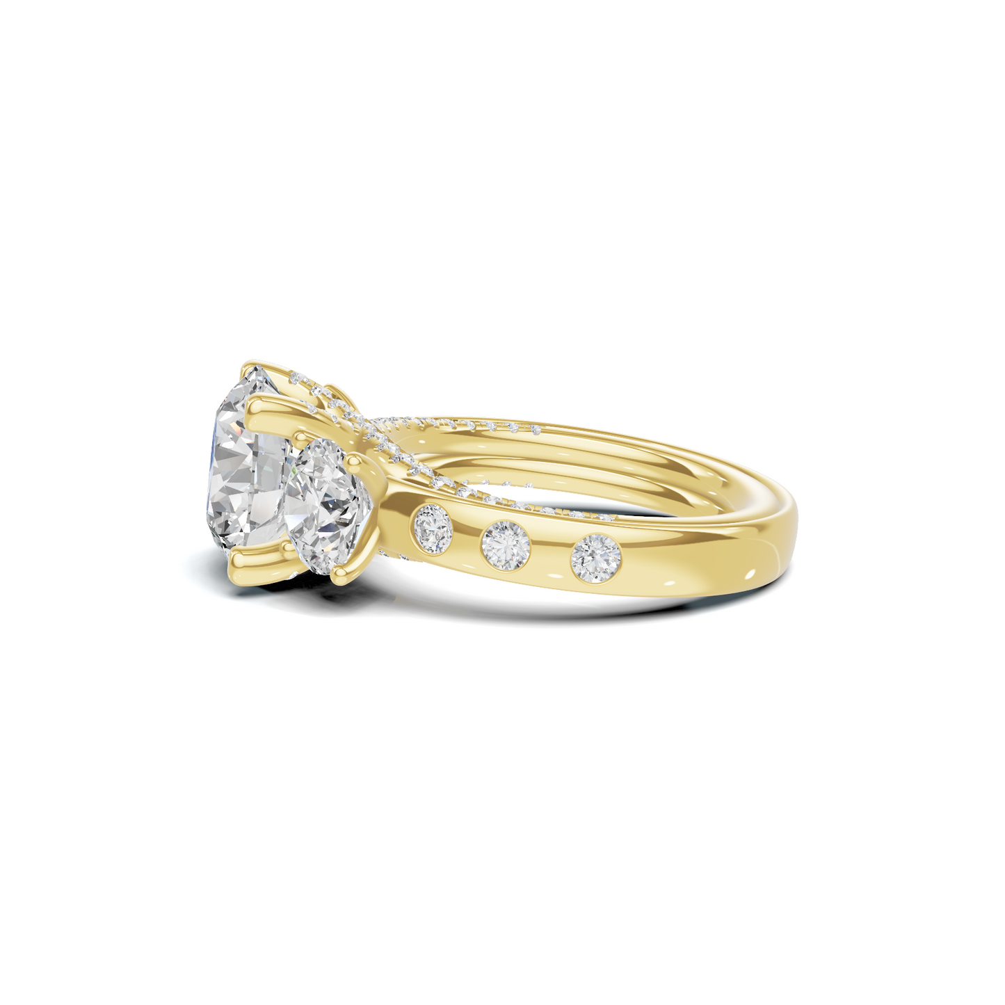 Grand Three Stone Ring