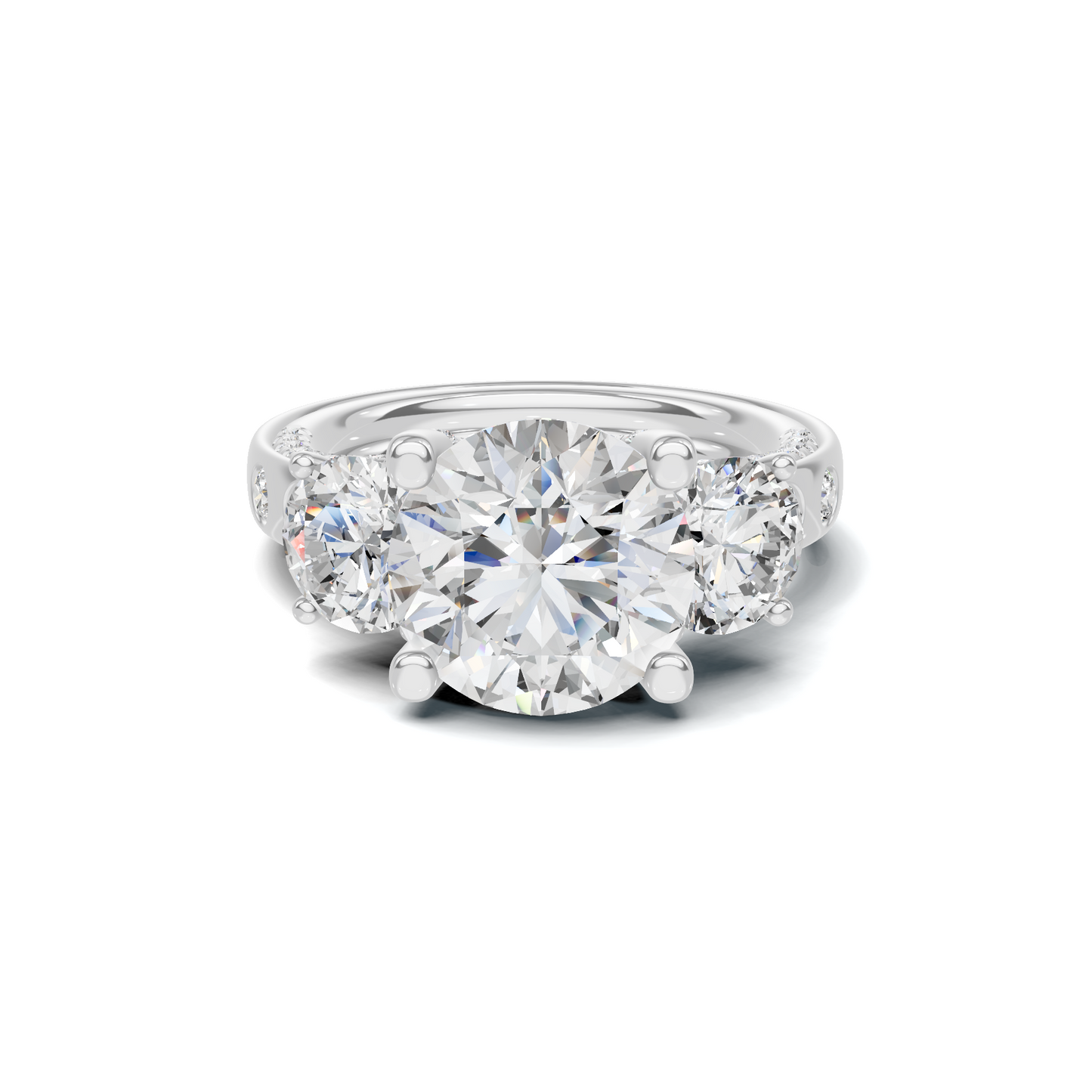 Grand Three Stone Ring