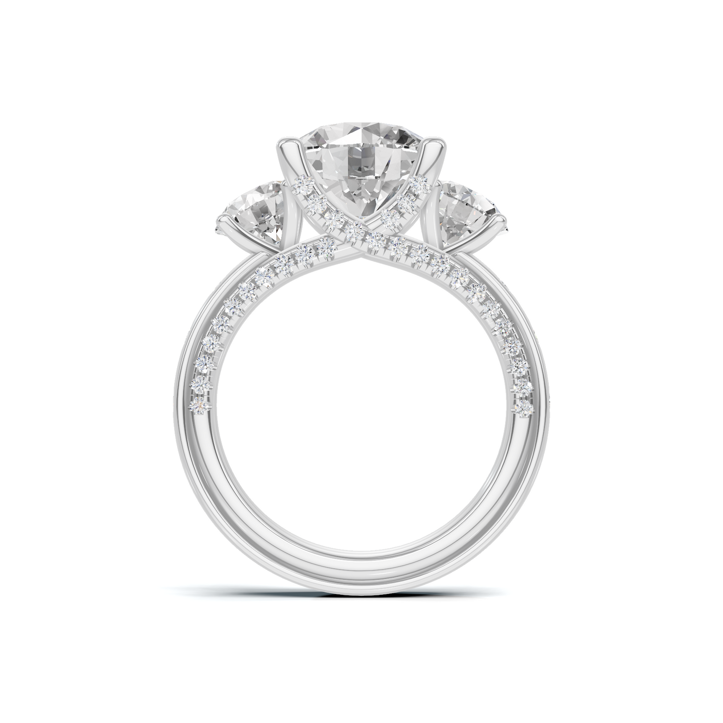 Grand Three Stone Ring