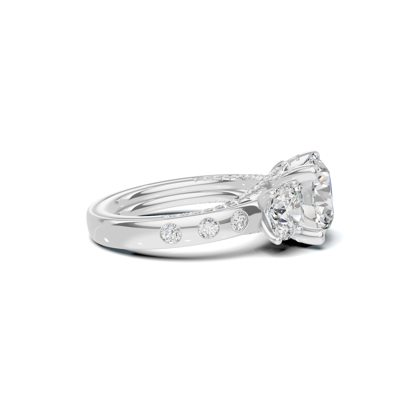 Grand Three Stone Ring
