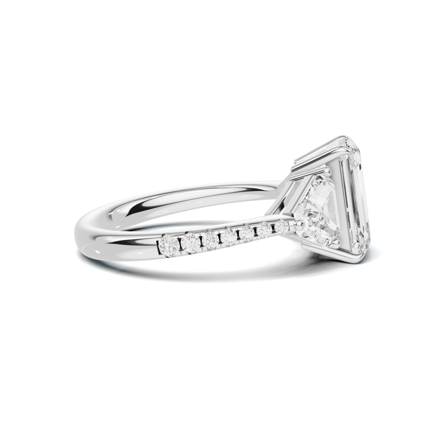 Grand Three Stone Statement Ring