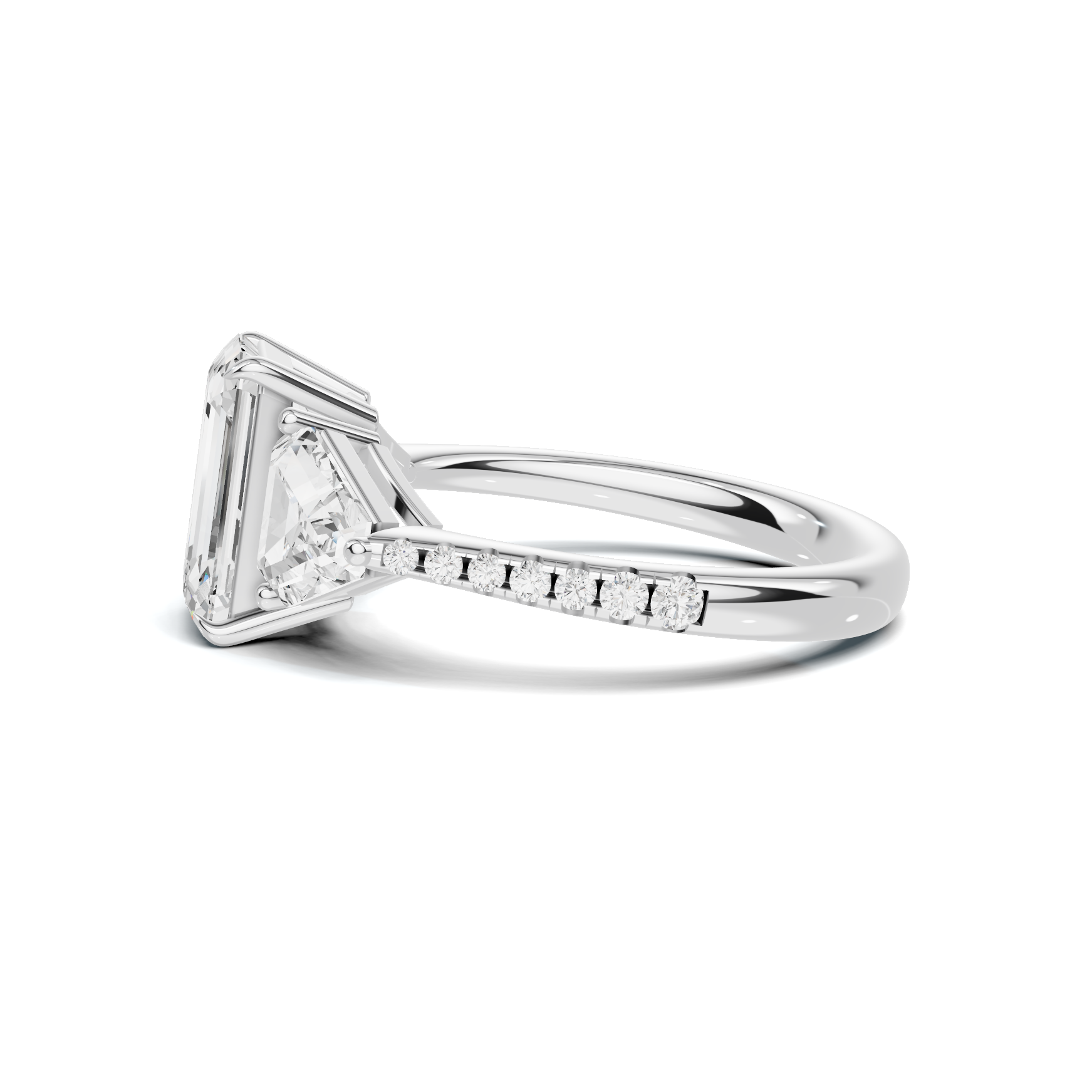 Grand Three Stone Statement Ring