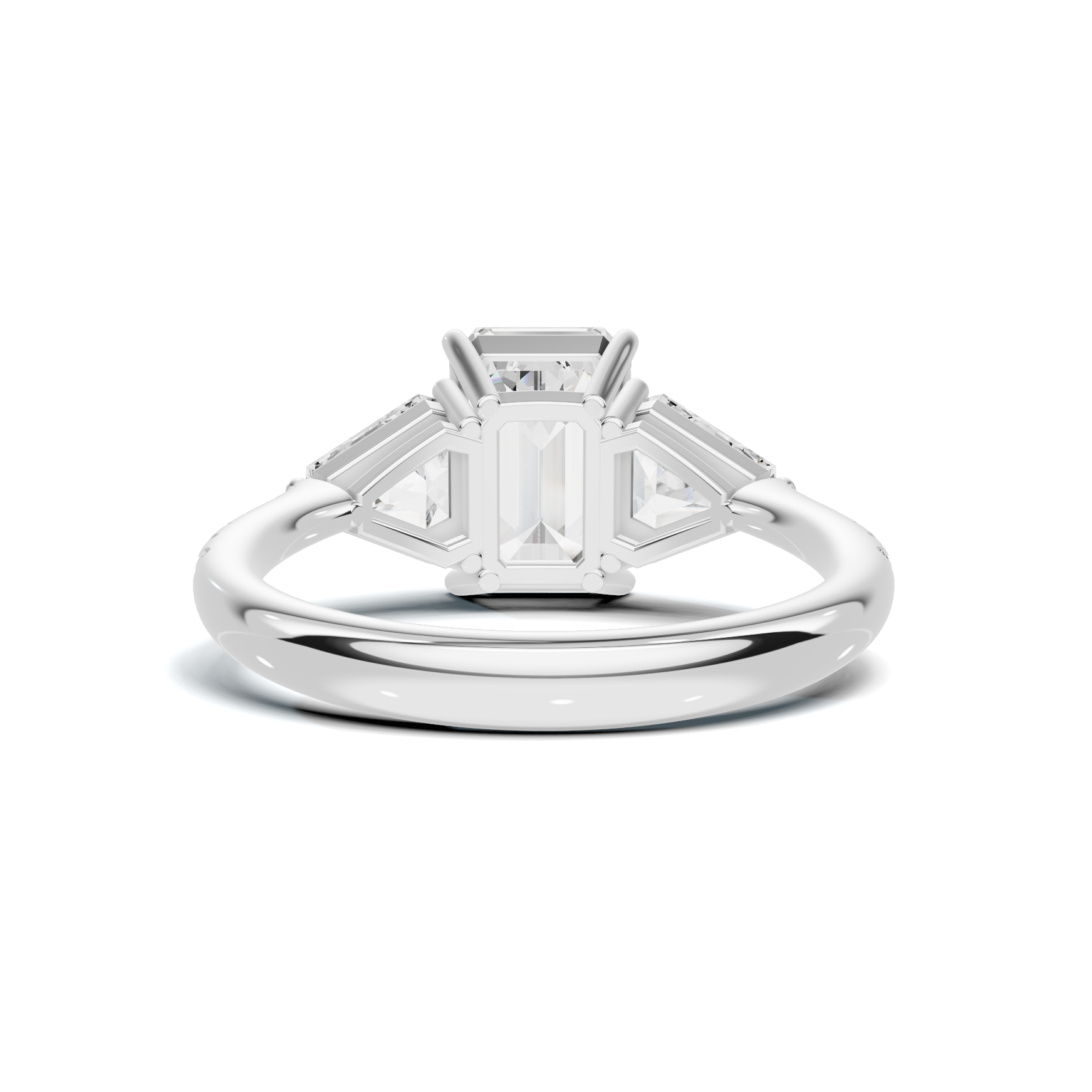Grand Three Stone Statement Ring