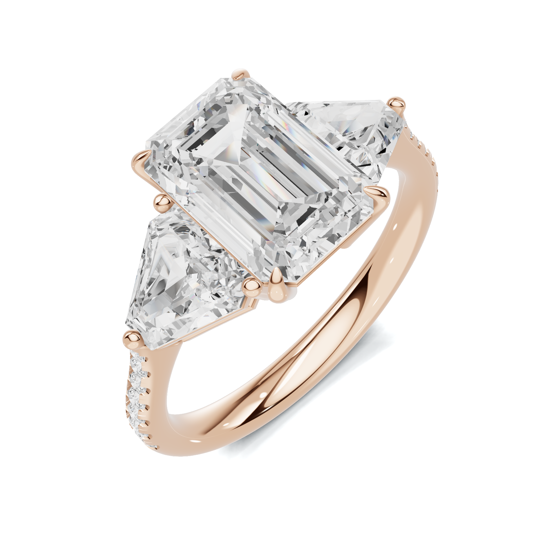Grand Three Stone Statement Ring
