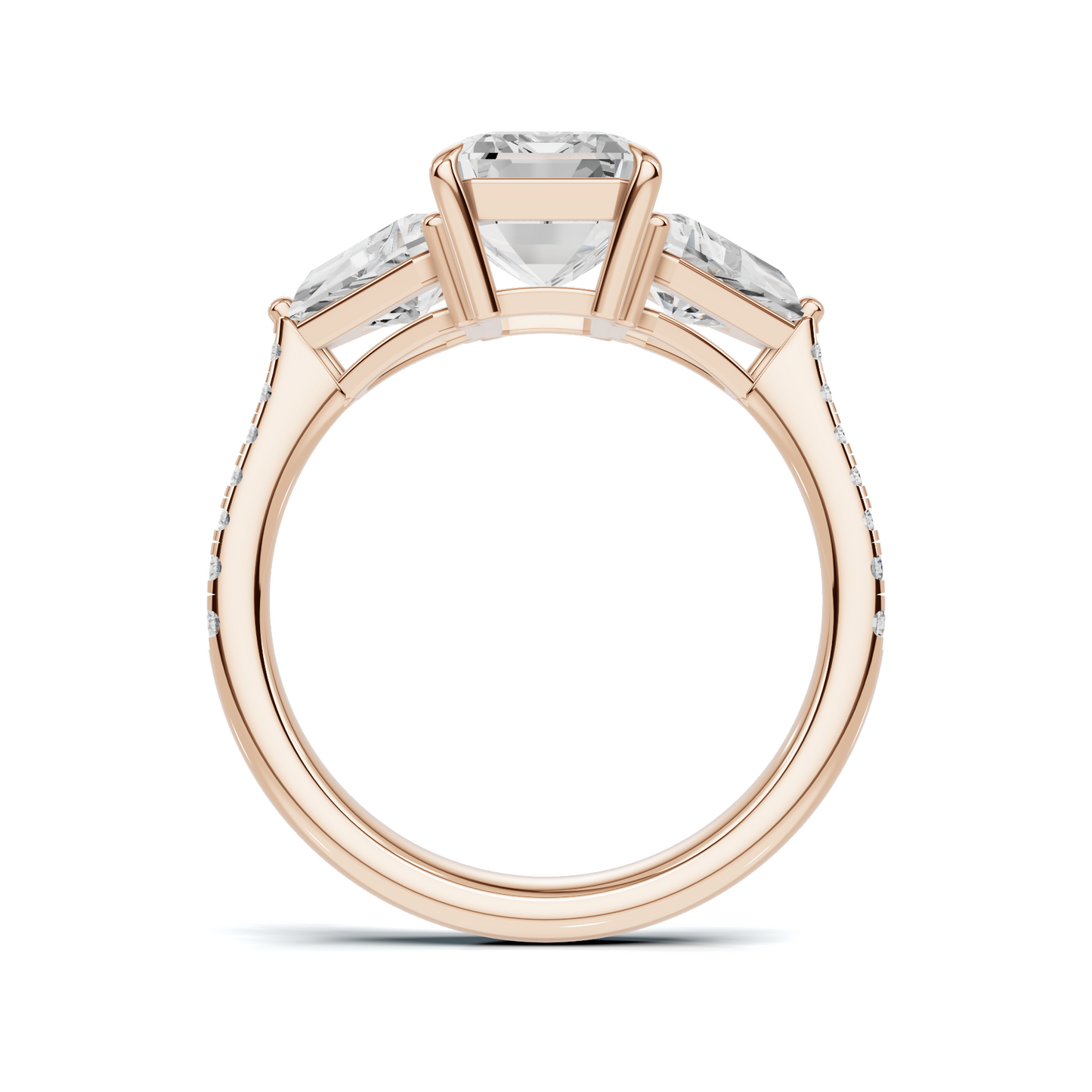 Grand Three Stone Statement Ring