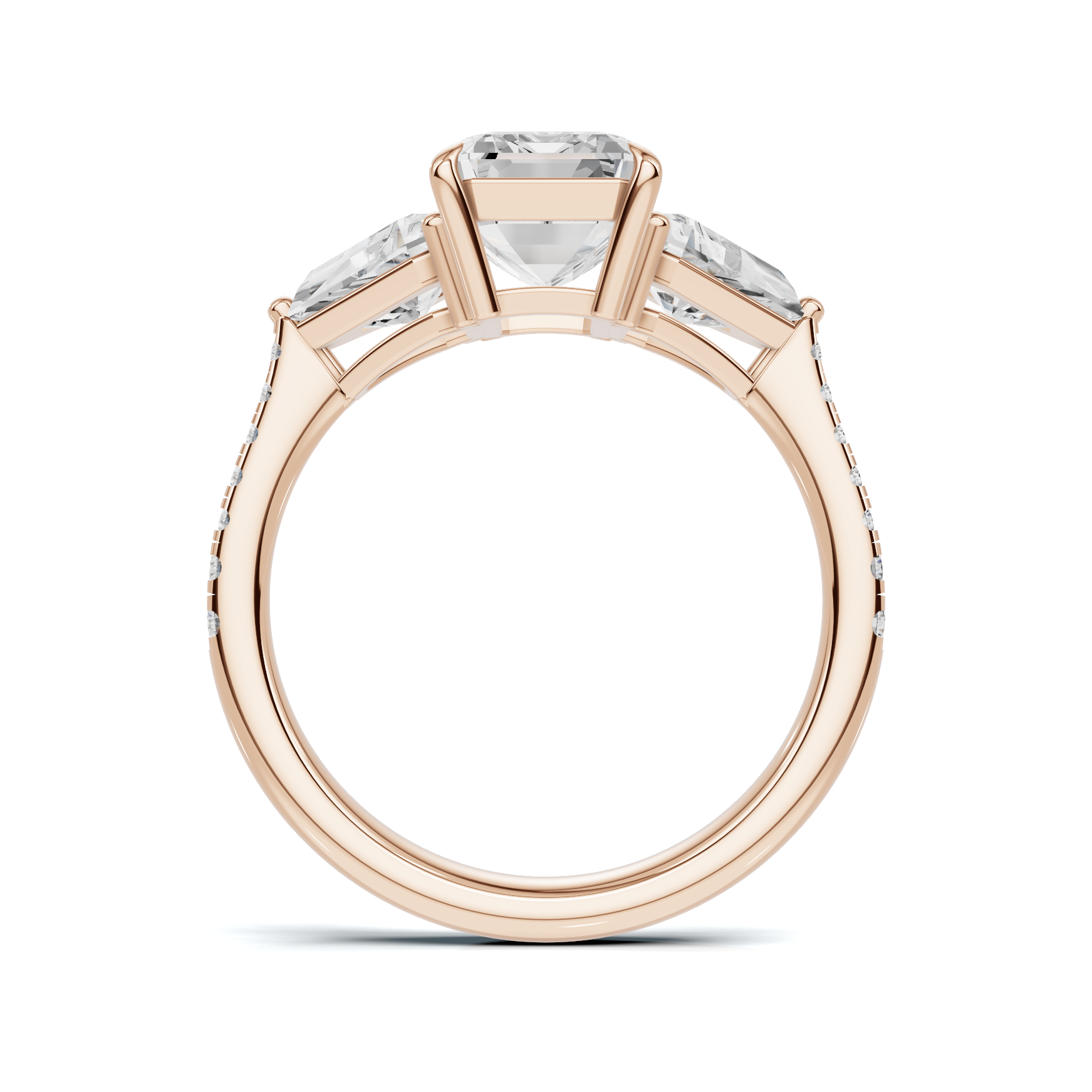 Grand Three Stone Statement Ring