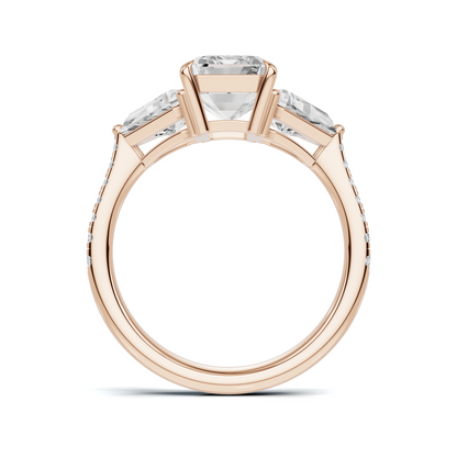 Grand Three Stone Statement Ring