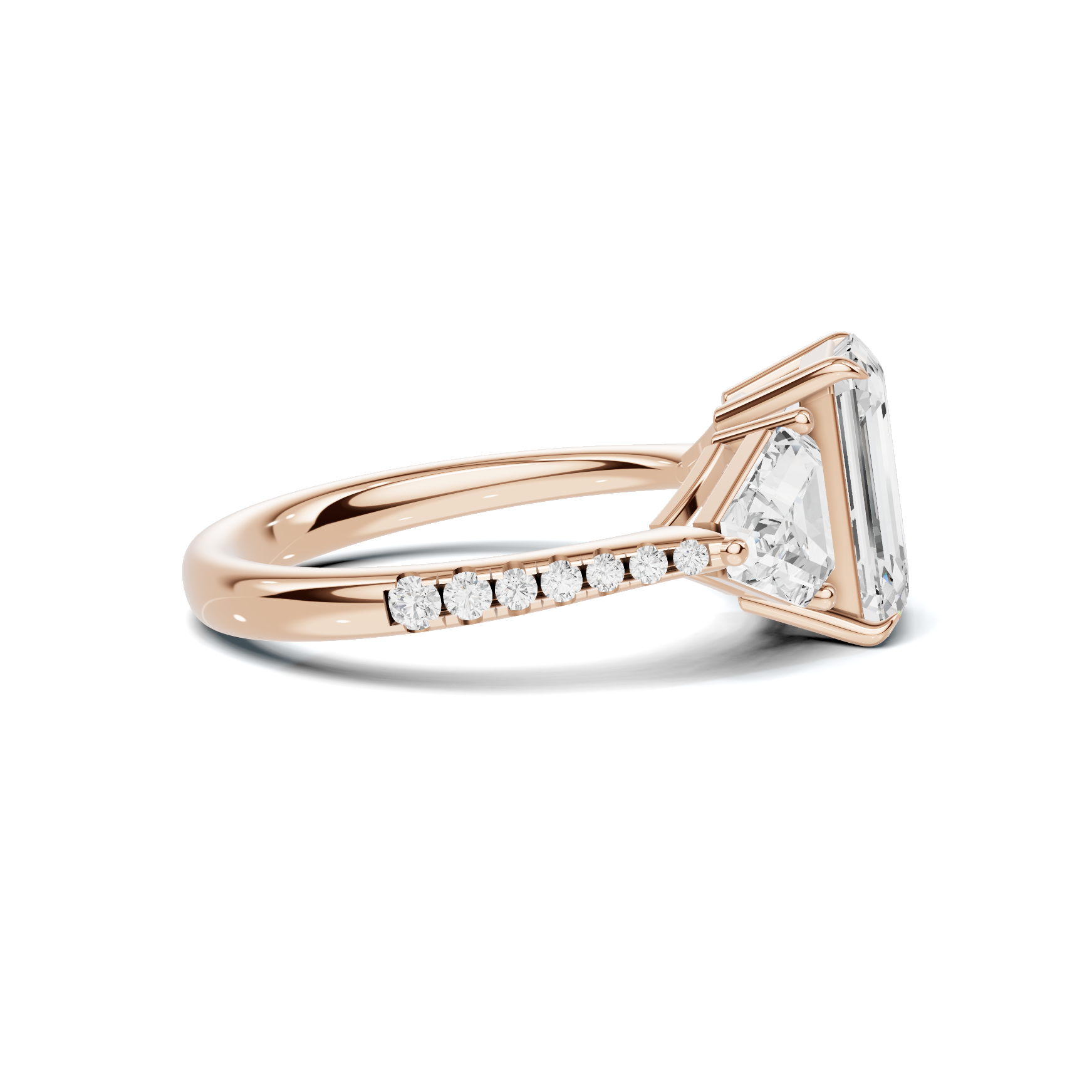 Grand Three Stone Statement Ring