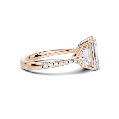 Grand Three Stone Statement Ring