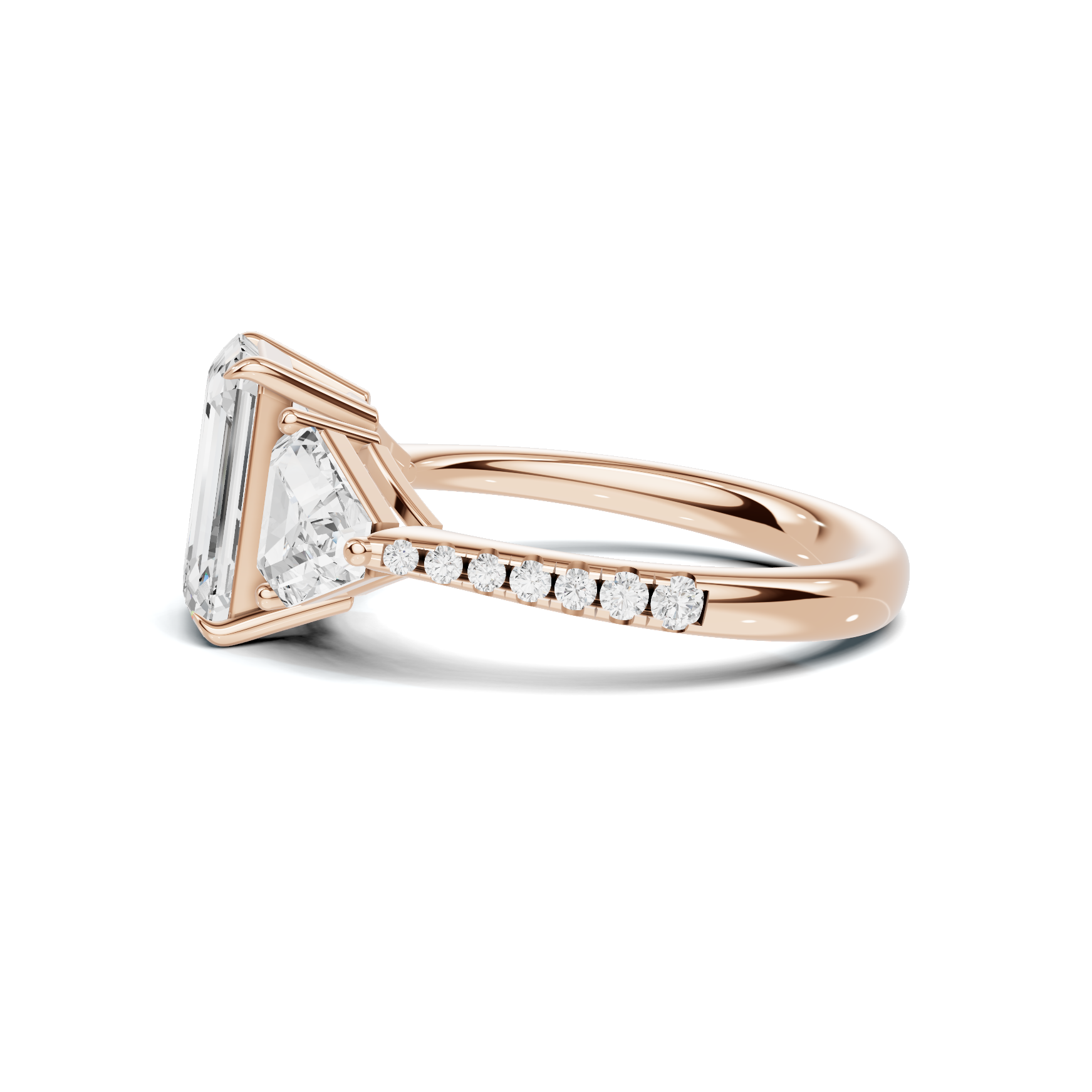 Grand Three Stone Statement Ring