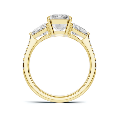 Grand Three Stone Statement Ring
