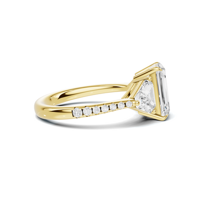 Grand Three Stone Statement Ring