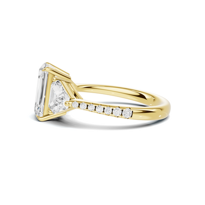 Grand Three Stone Statement Ring