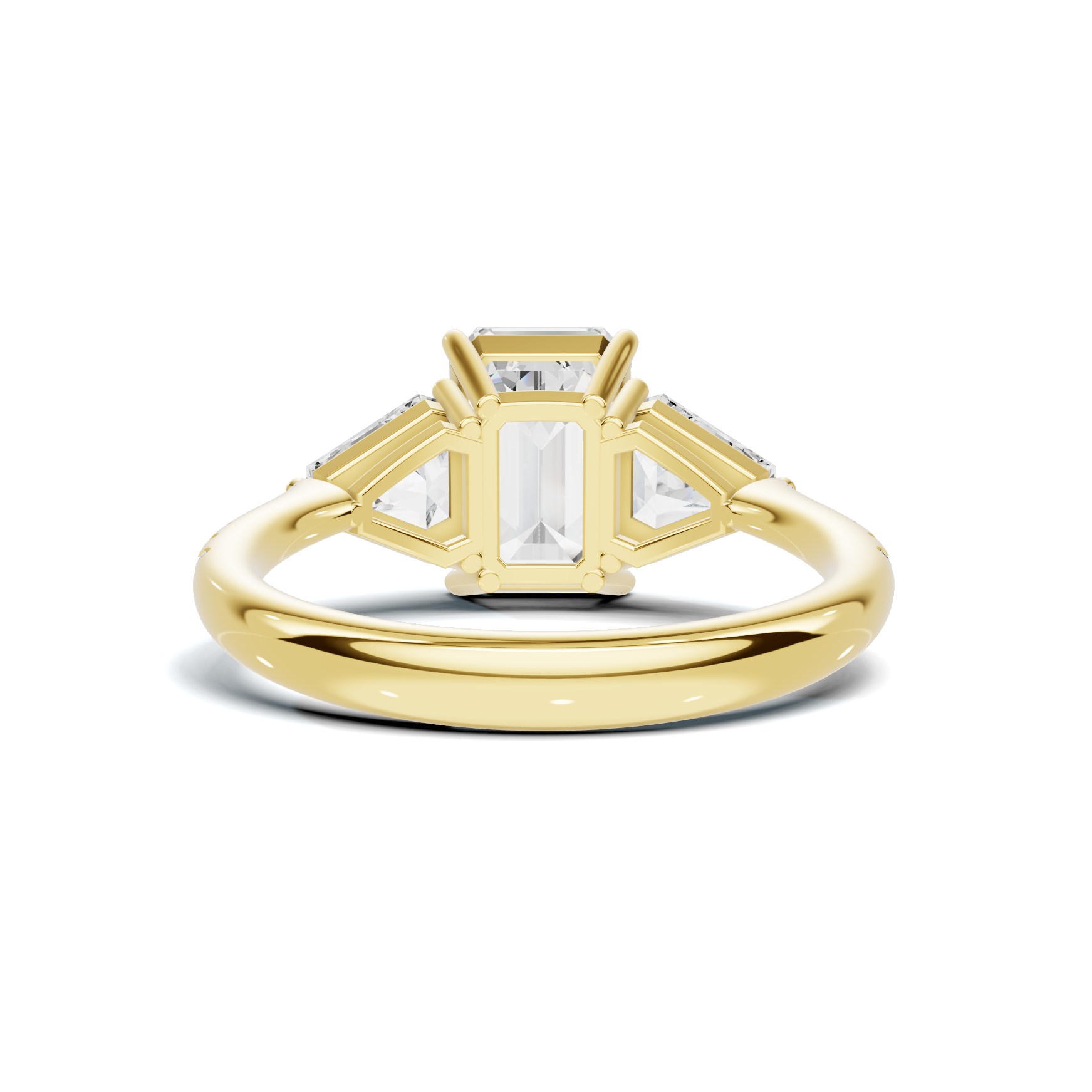 Grand Three Stone Statement Ring