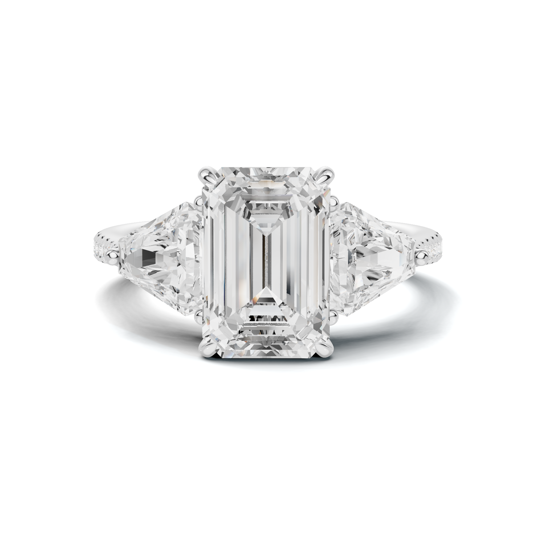 Grand Three Stone Statement Ring