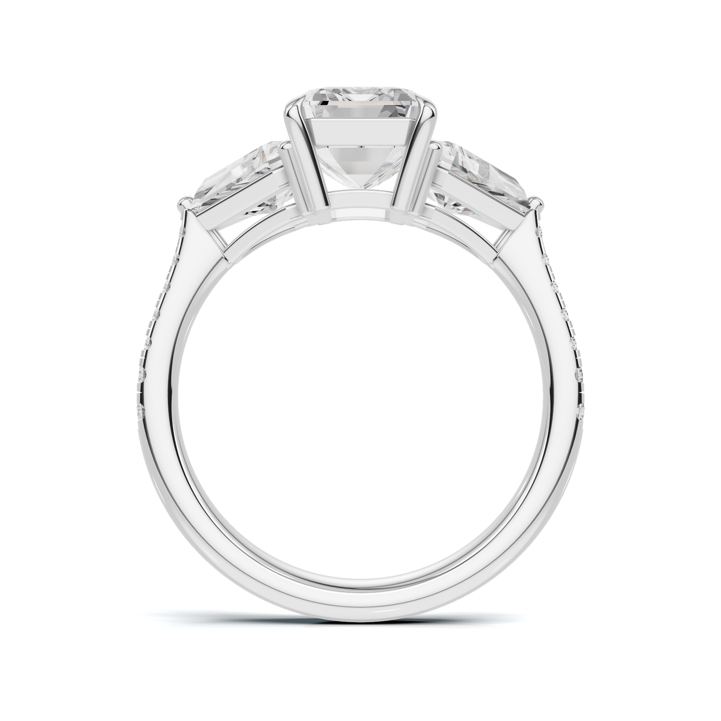 Grand Three Stone Statement Ring