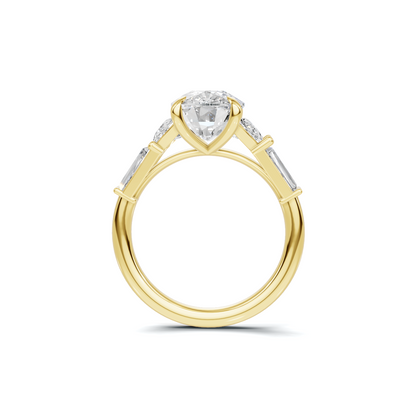 Half Moon Accent Ring