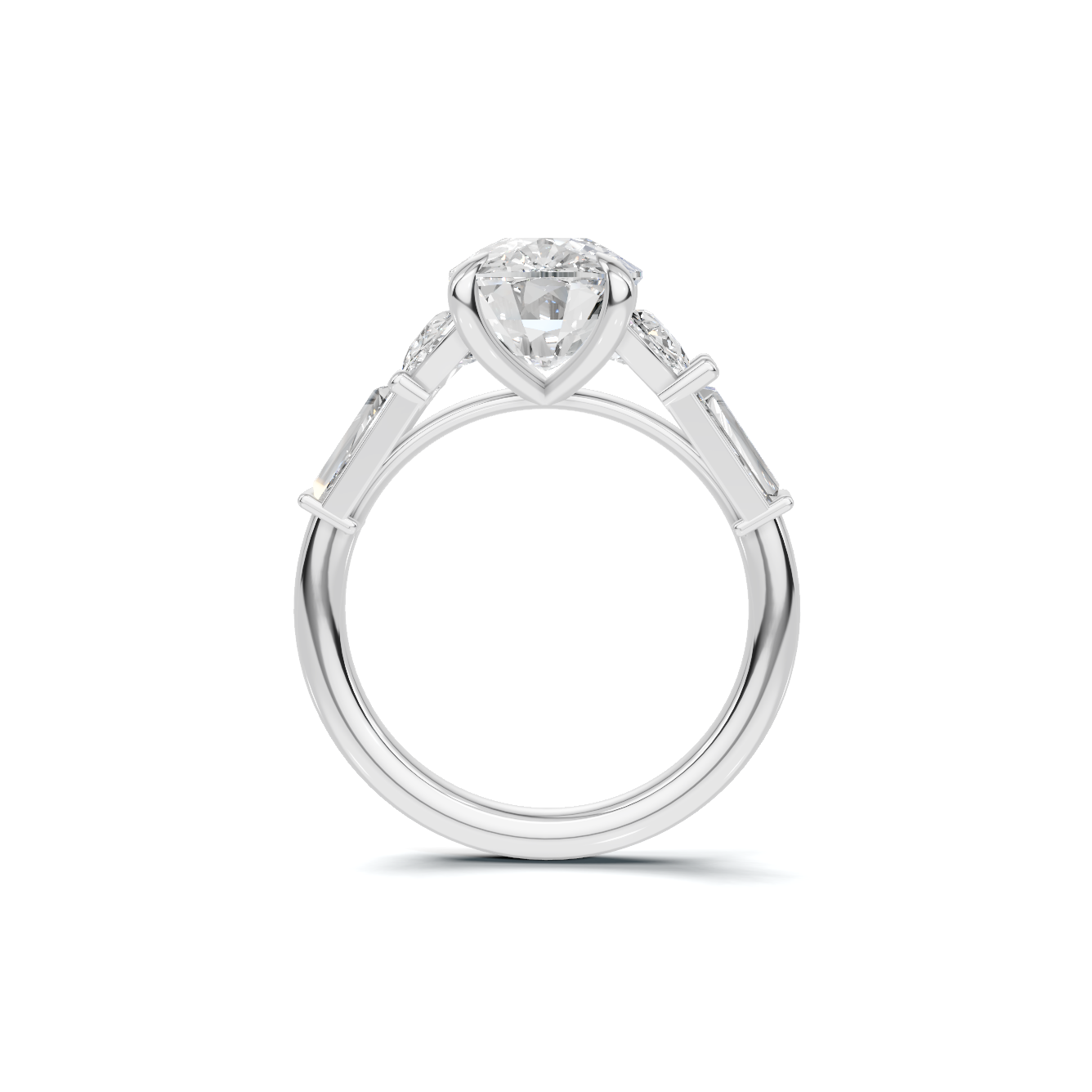 Half Moon Accent Ring