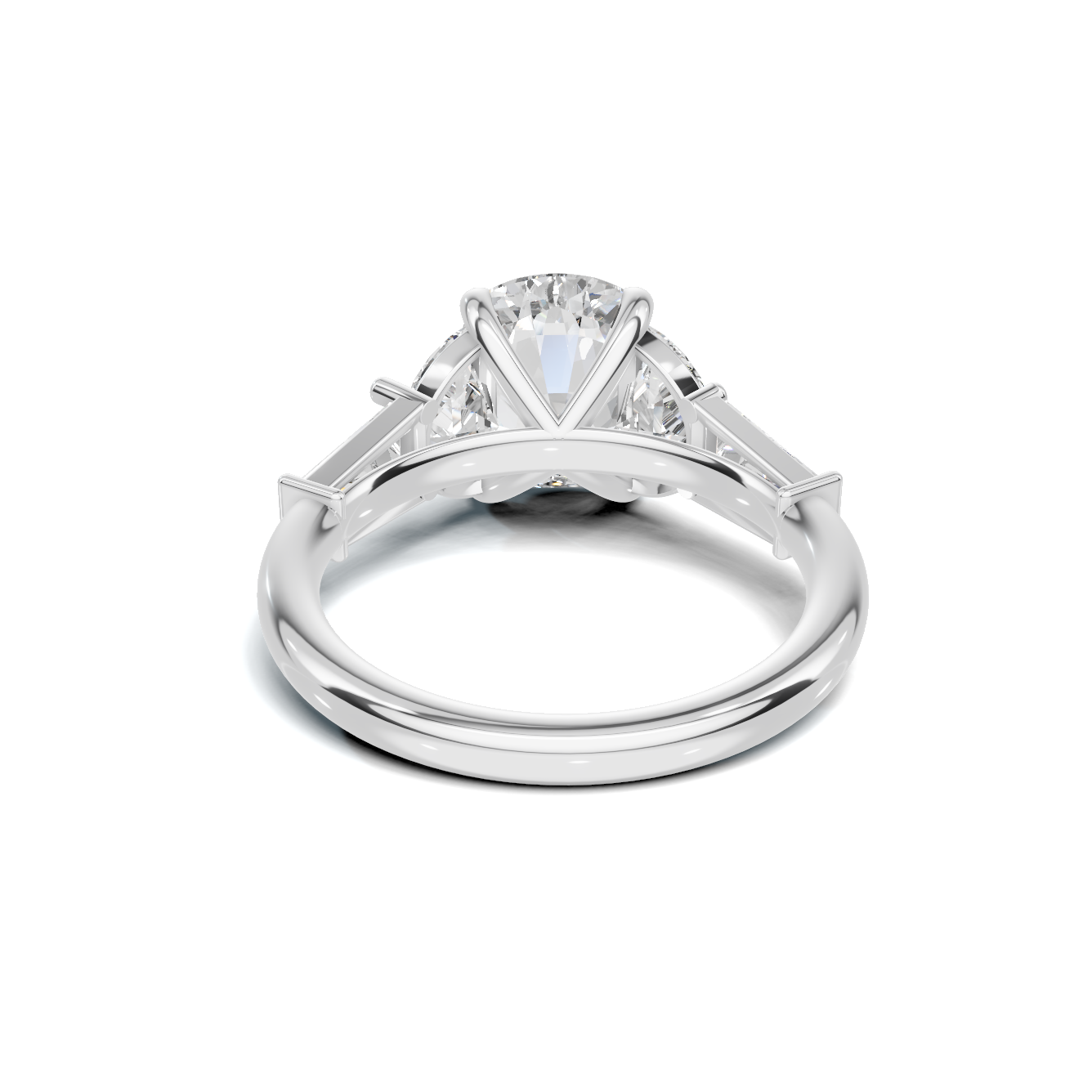 Half Moon Accent Ring