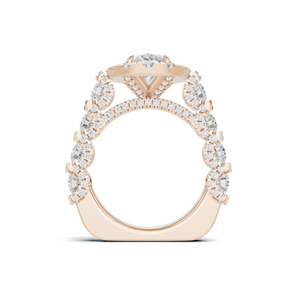 Halo Pave Ring