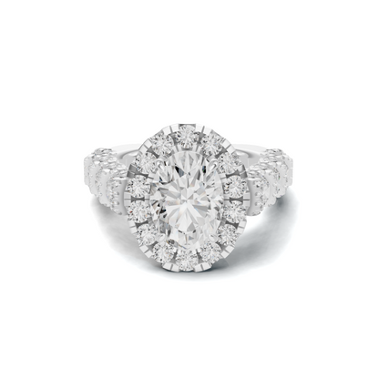 Halo Pave Ring