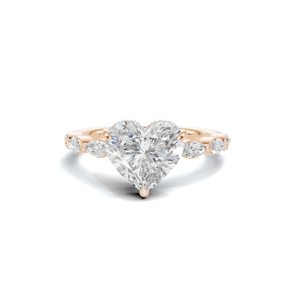 Heart Accented Ring