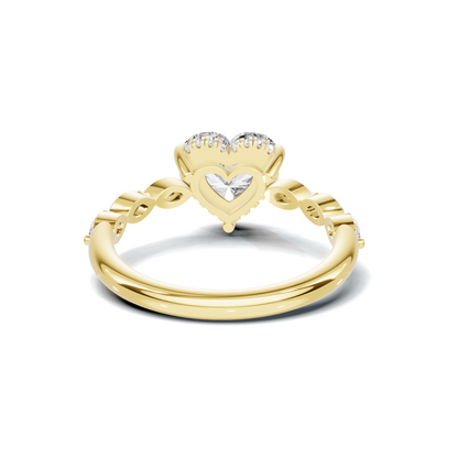 Heart Accented Ring