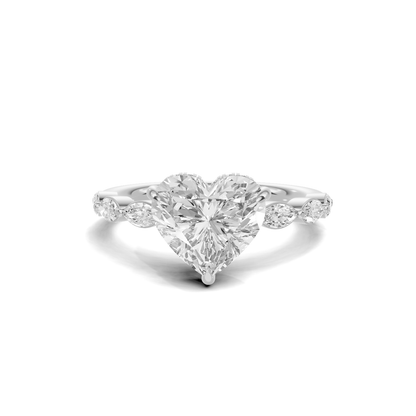 Heart Accented Ring