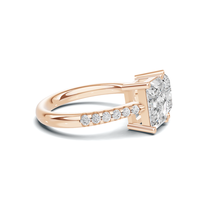 Heart And Step Ring