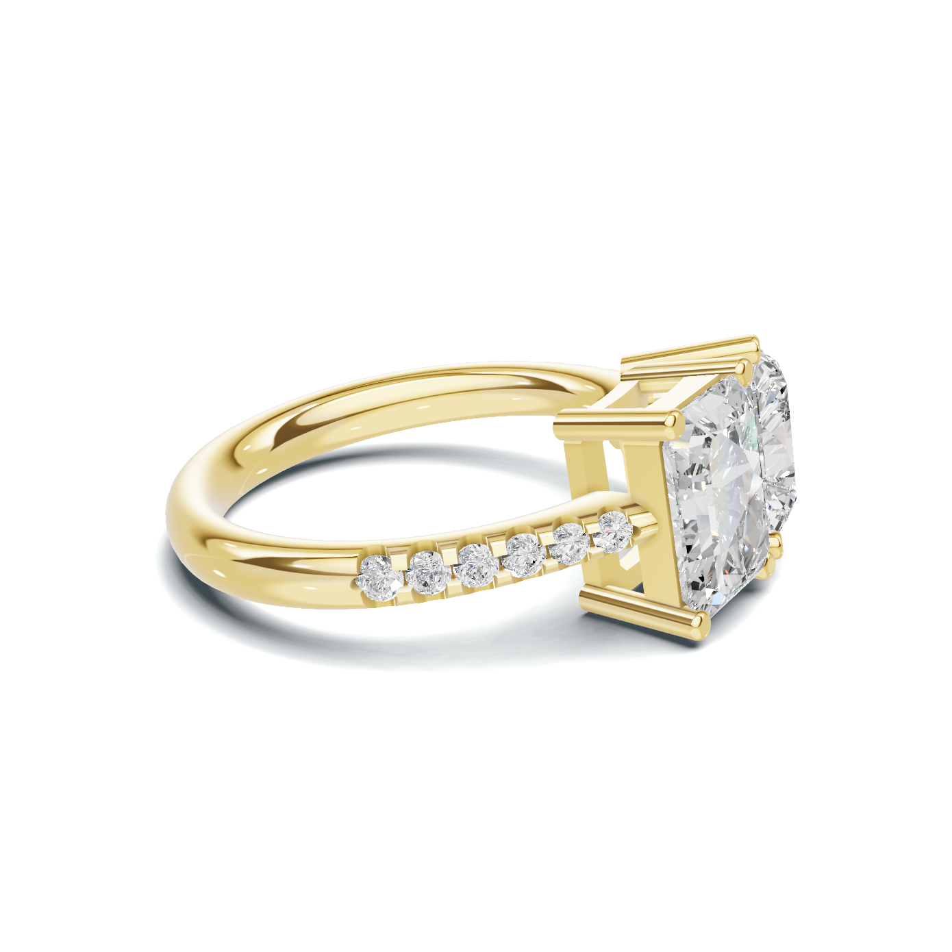 Heart And Step Ring