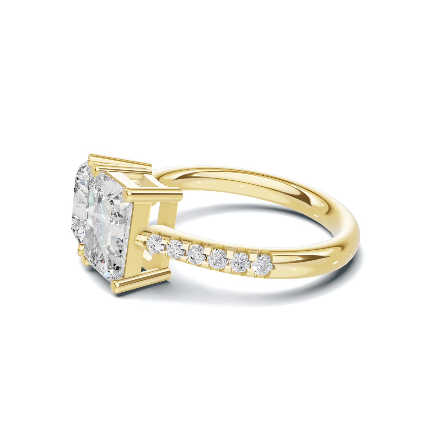Heart And Step Ring