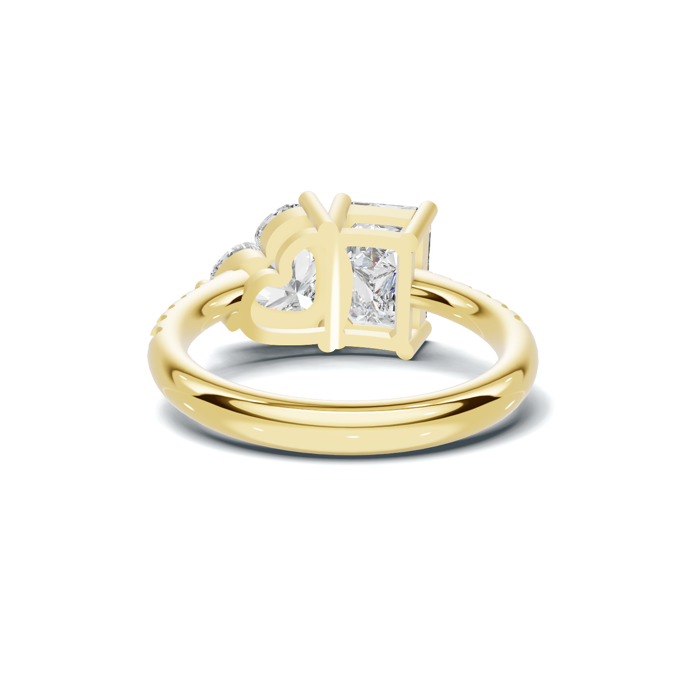 Heart And Step Ring