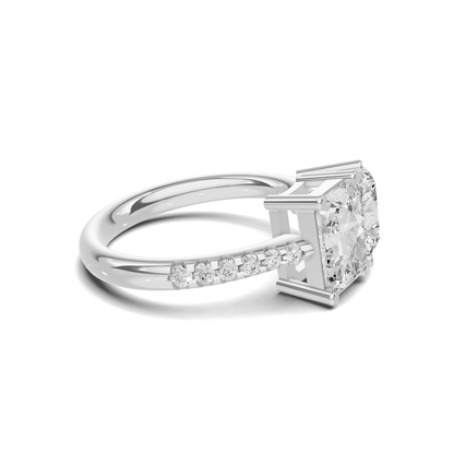 Heart And Step Ring