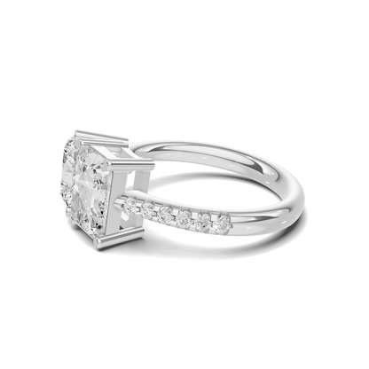 Heart And Step Ring