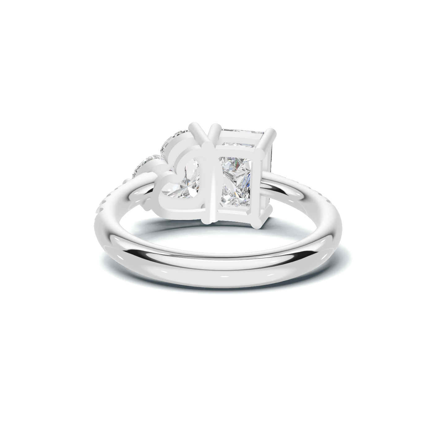 Heart And Step Ring
